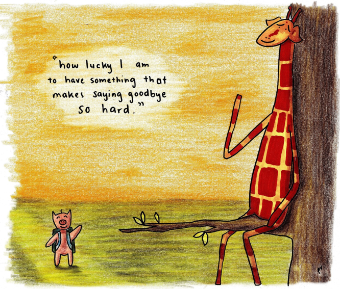 October 1, 2015 – Saying goodbye | Motivating Giraffe